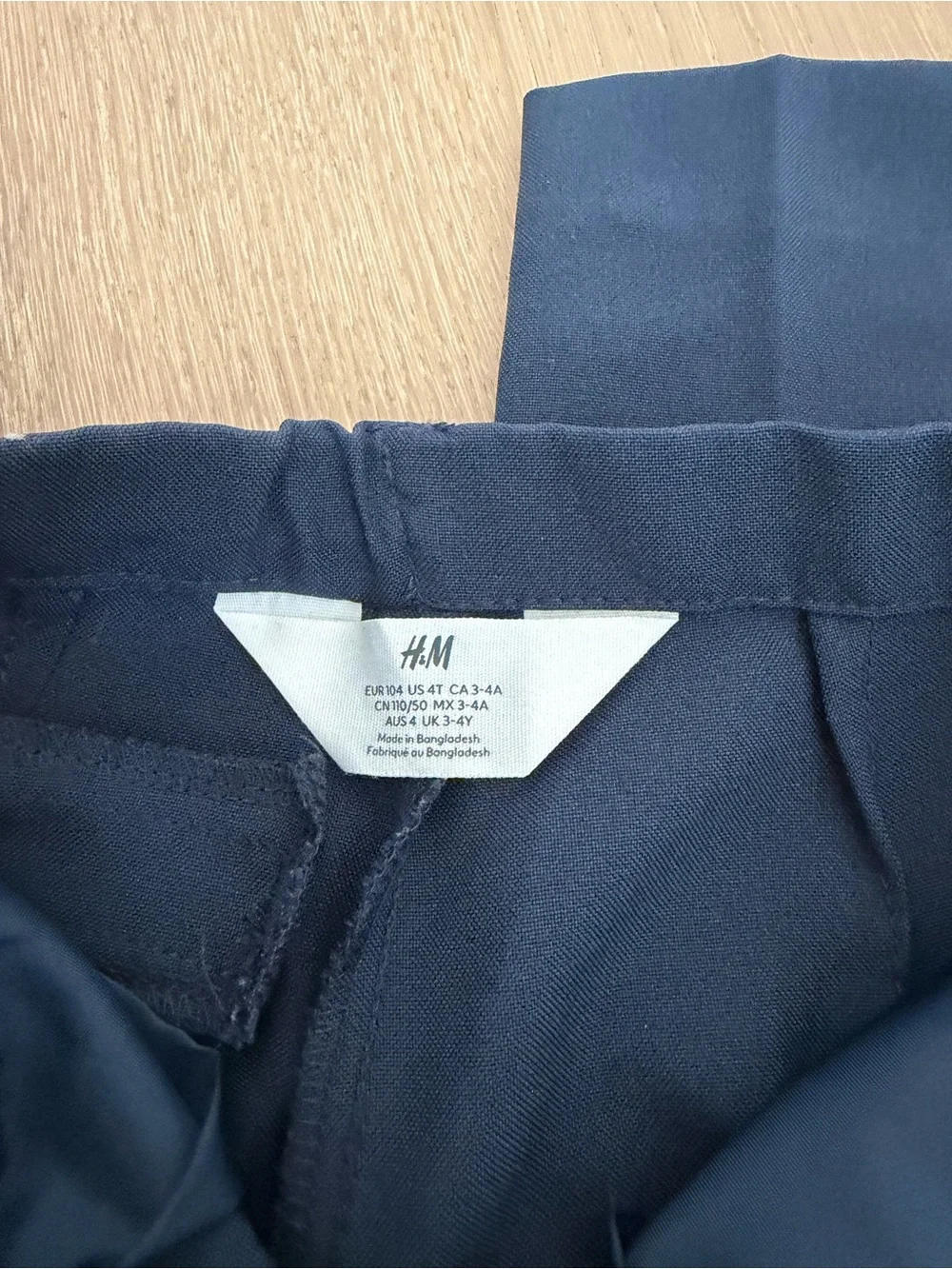 H&M Little Boy’s Navy Formal Vest and Pants Set